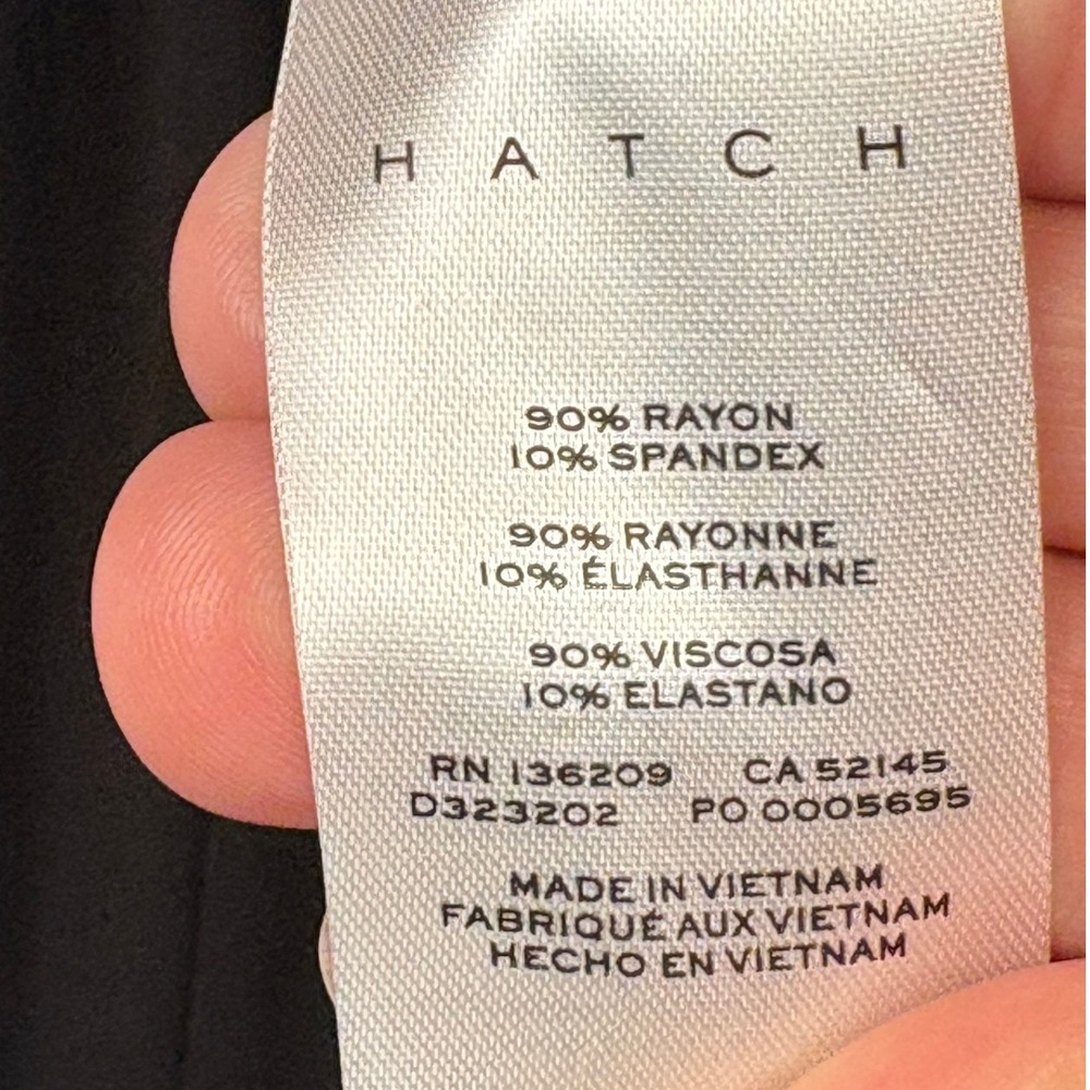 Hatch Short Sleeve Fit Flare Maternity Midi Stretch Dress Sz 2 Day/Night Capsule - Picture 6 of 14